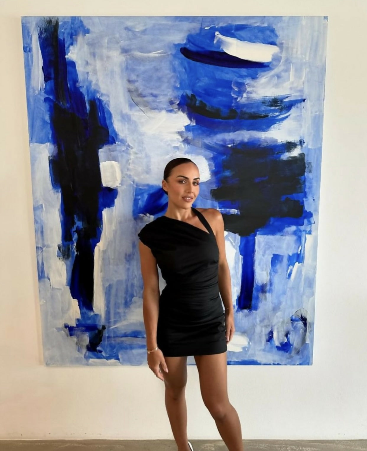 SIR the Label Azul Gathered Mini Black