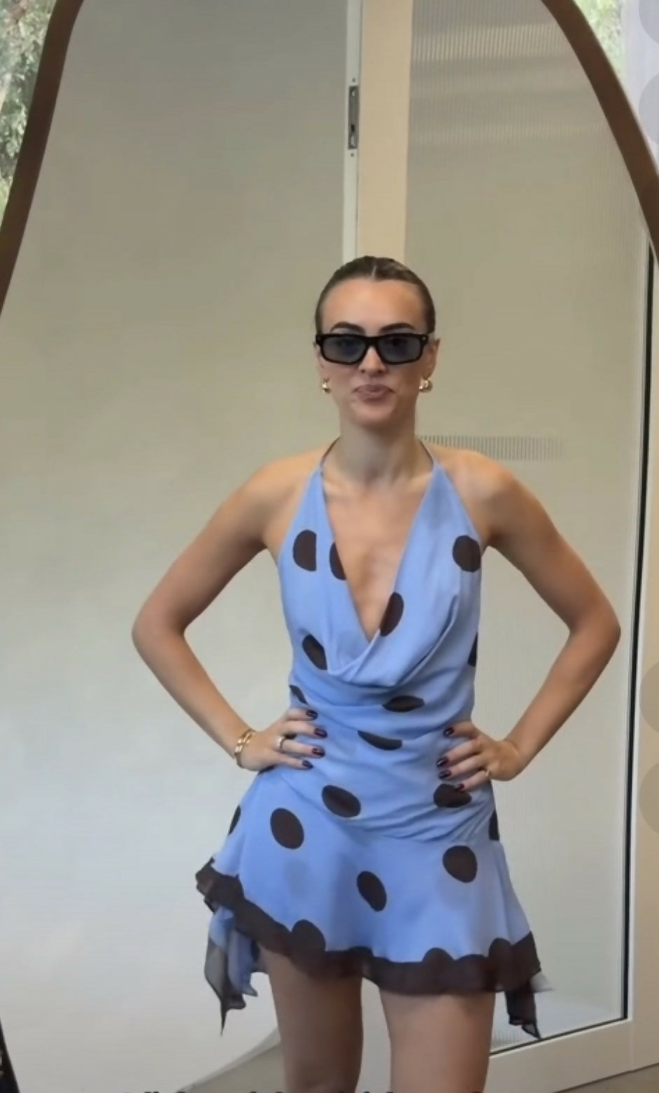 Benni Harlow Halter Dress Size 6