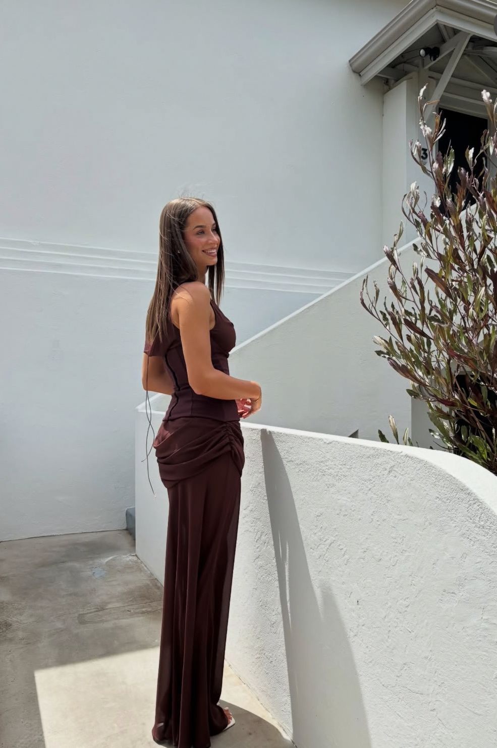 Natalie Rolt Cadence Gown - Espresso Size 2