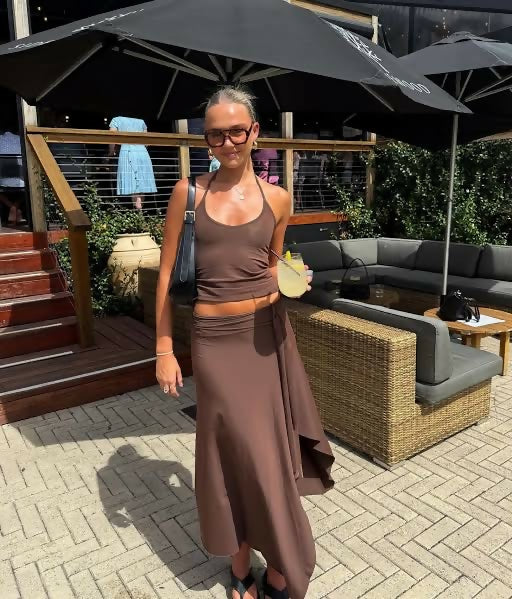 Jemima Set in Espresso Size S/M