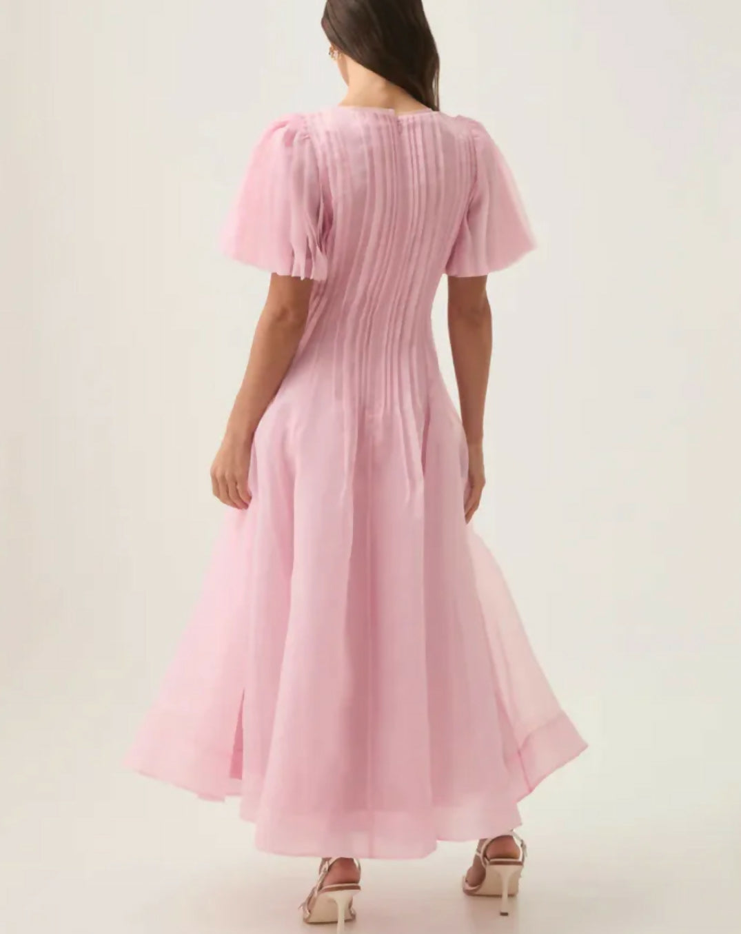 Nova Pleated Midi Dress Size 8, 10, & 14
