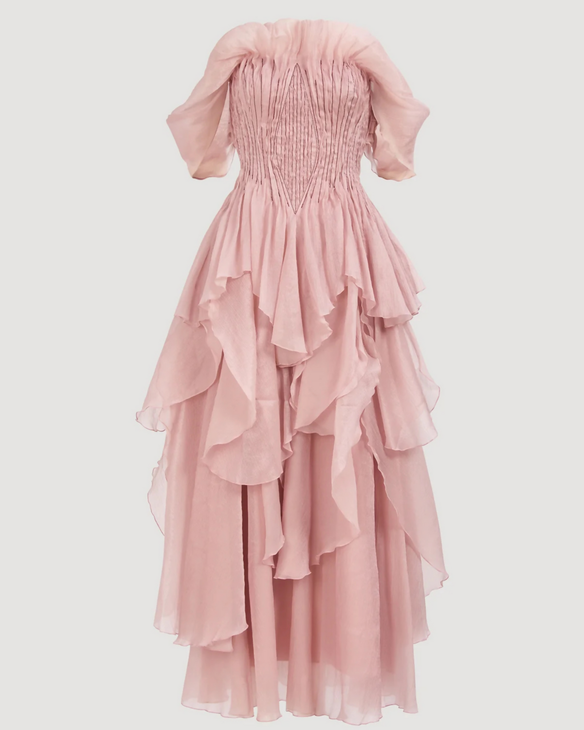 Aje Nisha Gown Fawn Pink