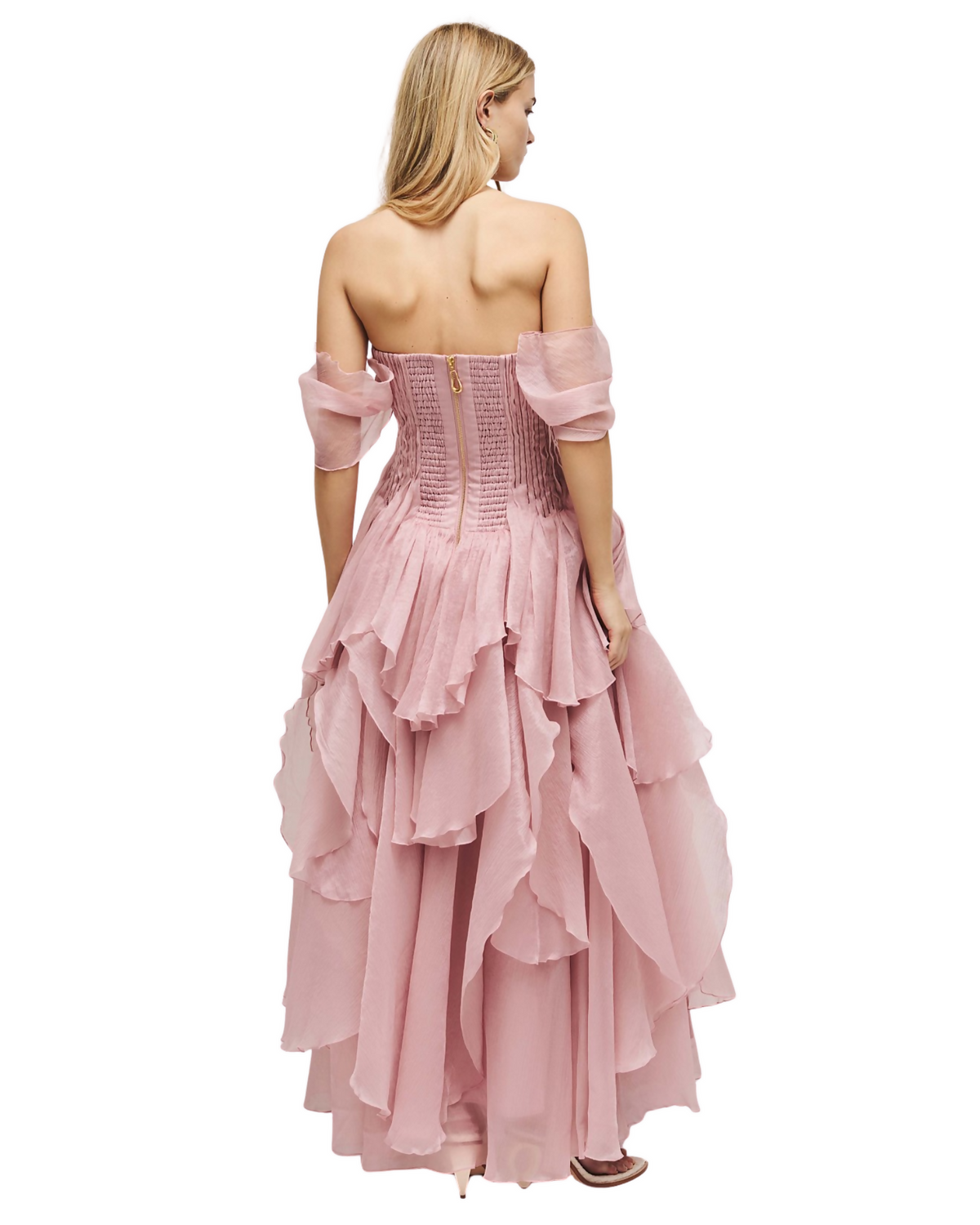 Aje Nisha Gown Fawn Pink