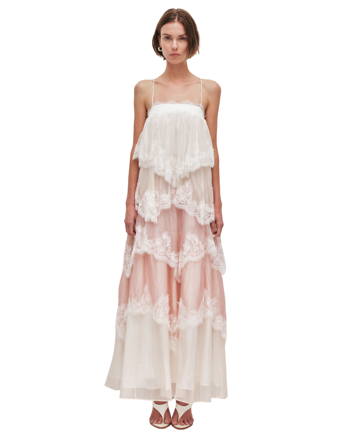 Aje Ophelia Lace Gown Multi