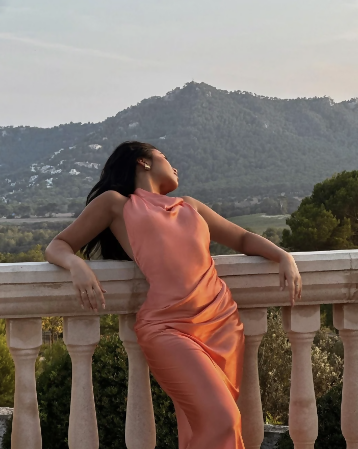 Arcina Ori Gaia Gown Papaya