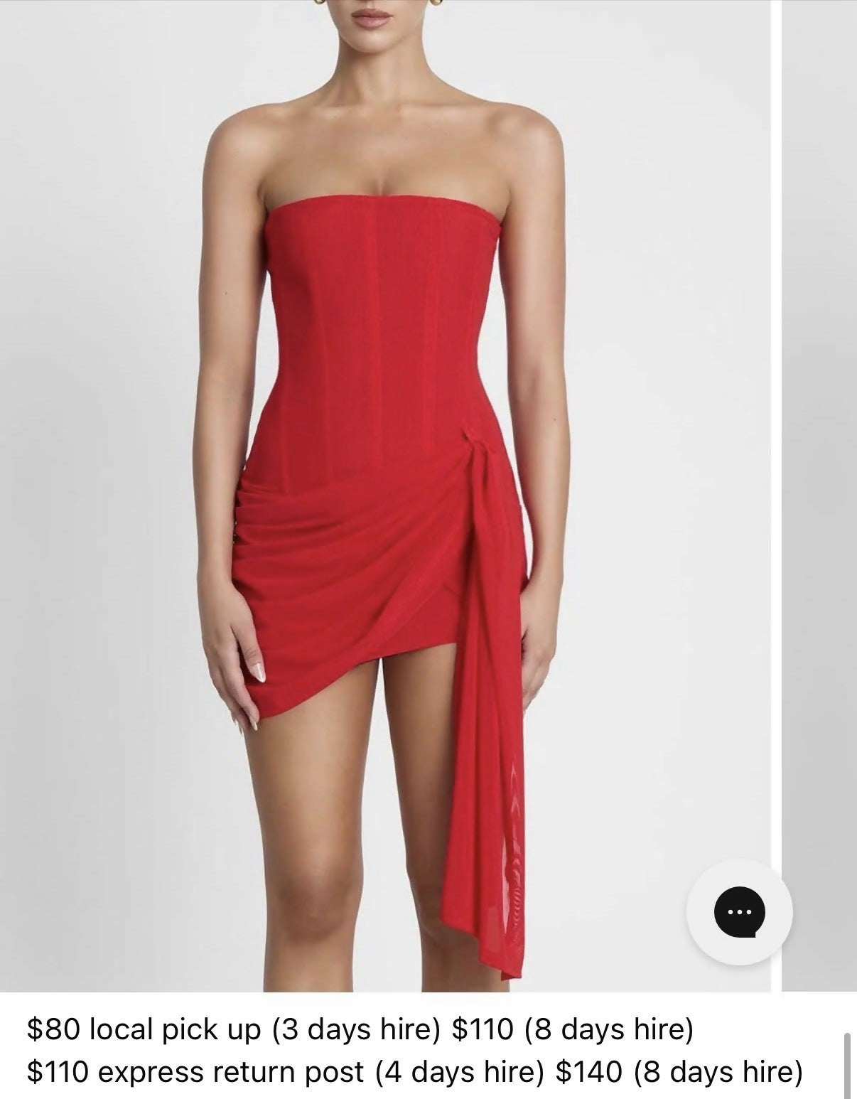 Mira Mesh Corset Mini Dress Size Small