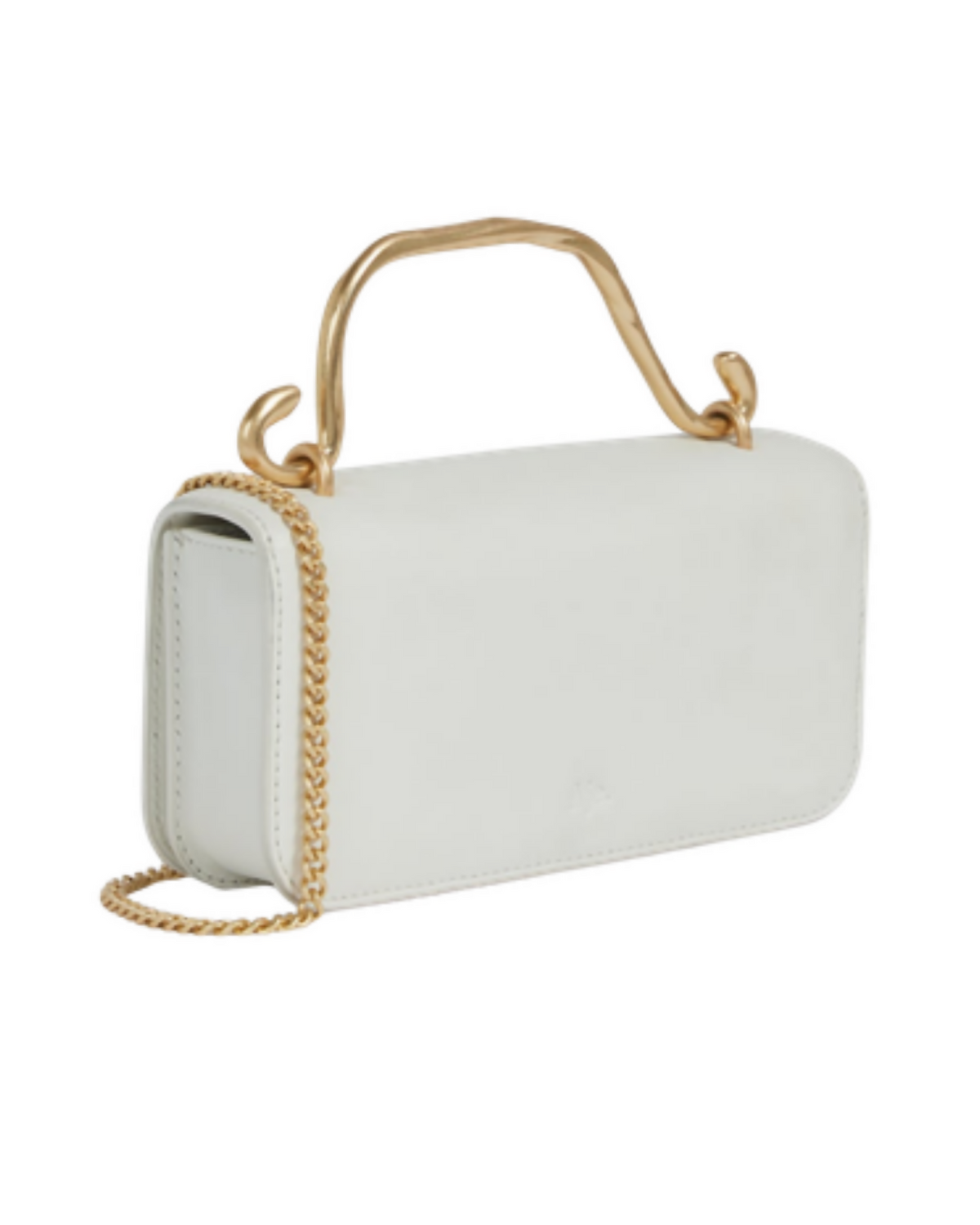 Aje Alessia Flower Clutch Ivory