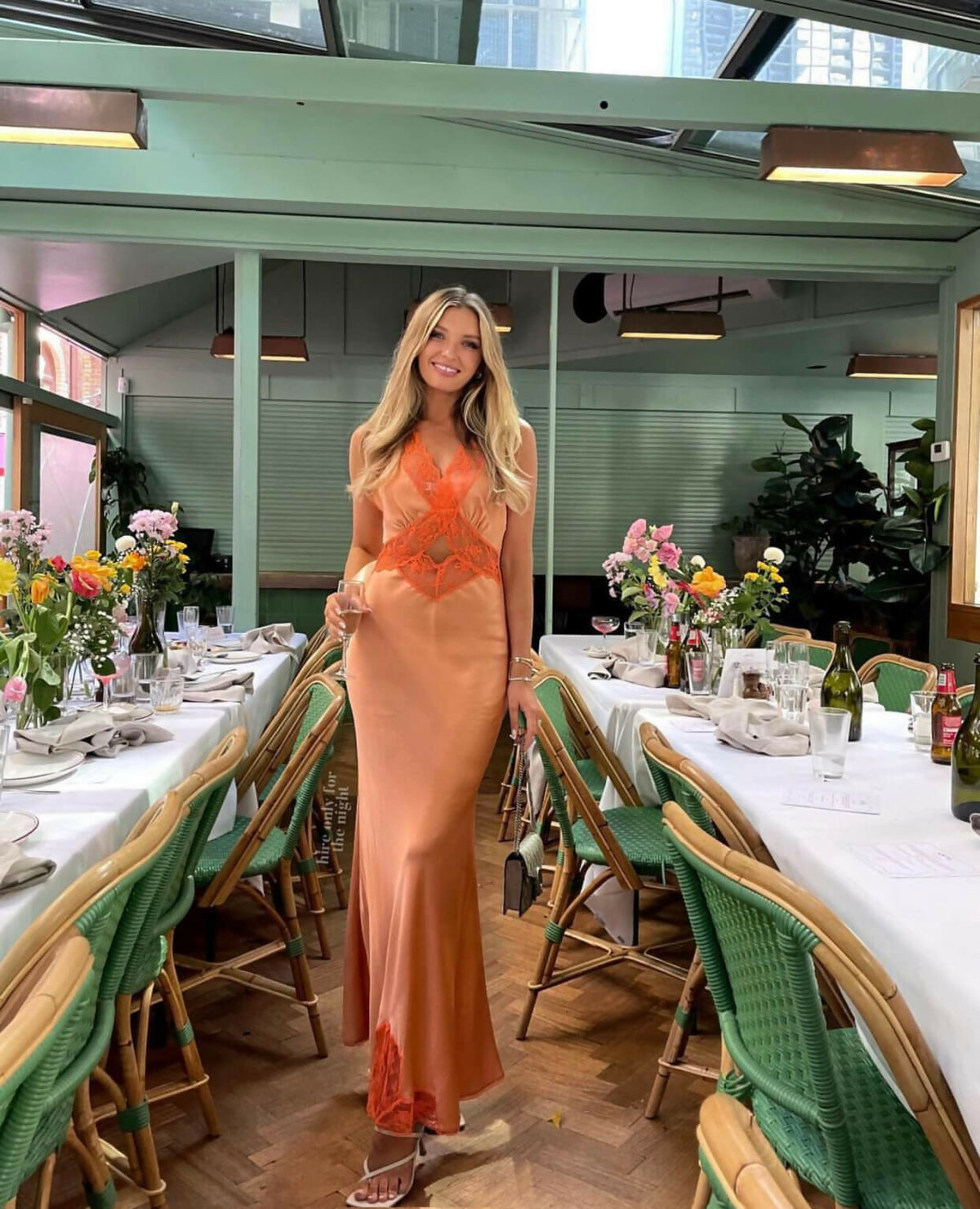 SIR The Label Aries Gown in Peach Size 0