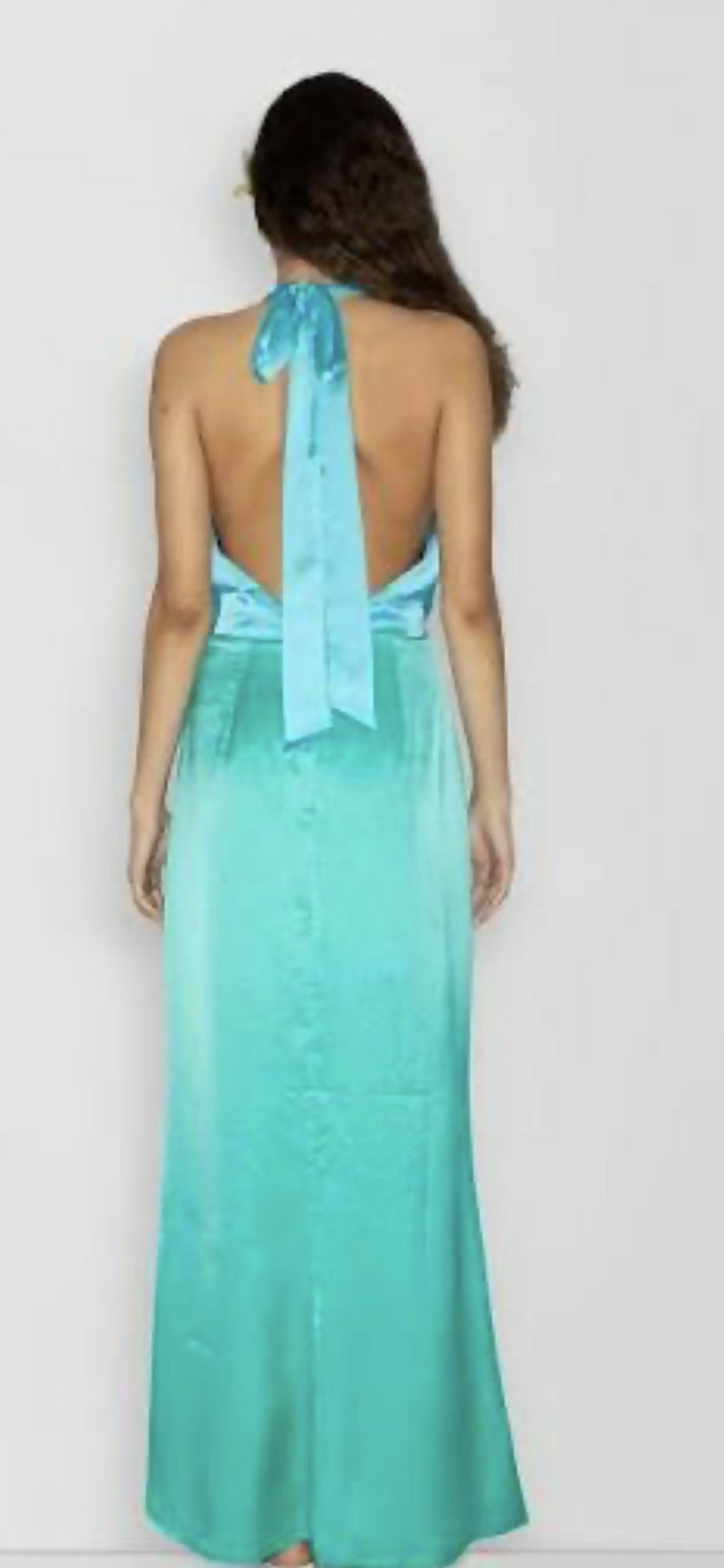 Oahu Slip Dress- Aquamarine Size XS