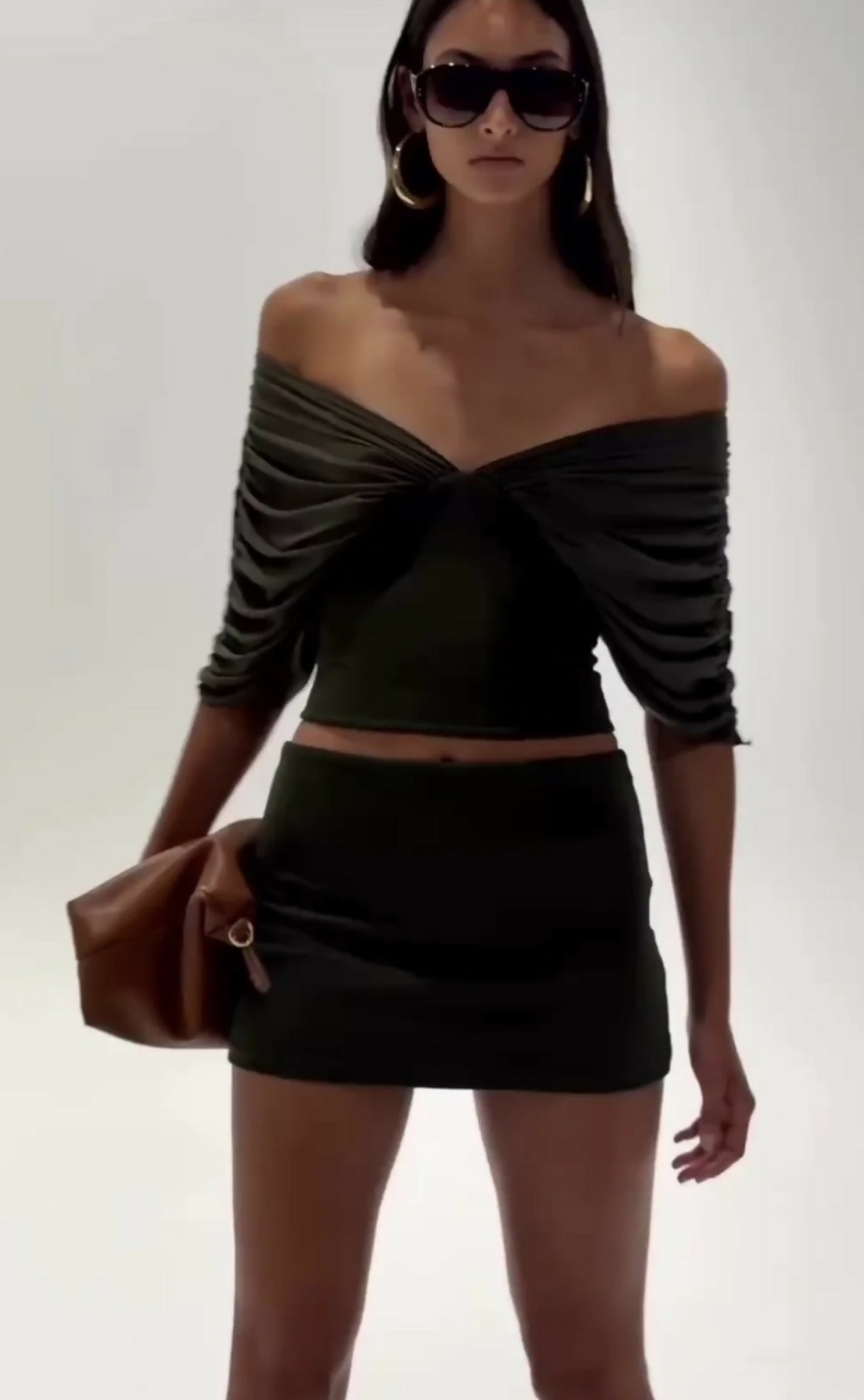 Ance gria Neve set Size XS (Top) / Size S (Skirt)