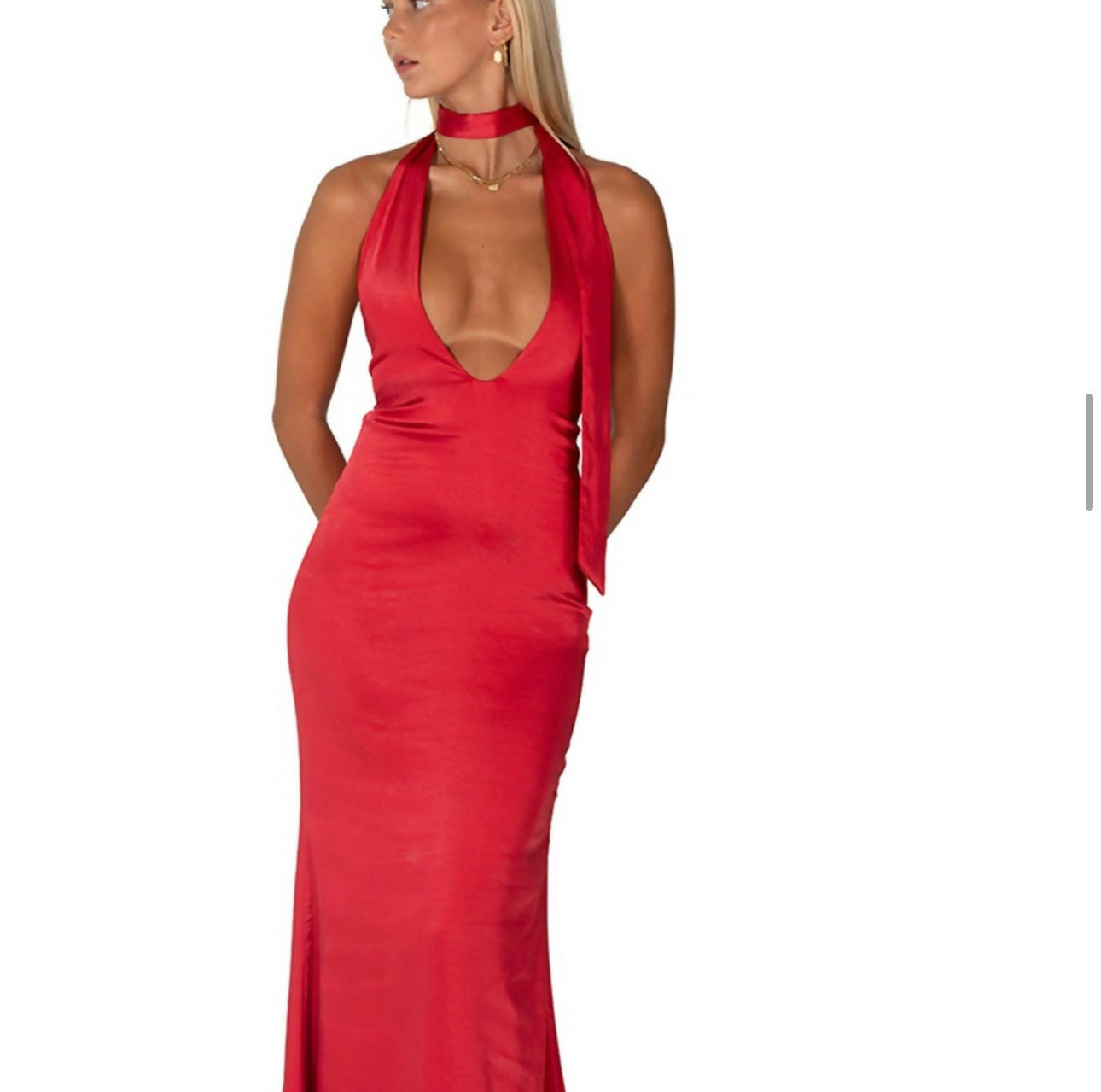 I AM DELILAH Margot Cherry Maxi Dress