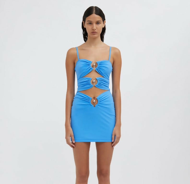 Christopher Esber PIERCED ORBIT MINI DRESS - Exclusive