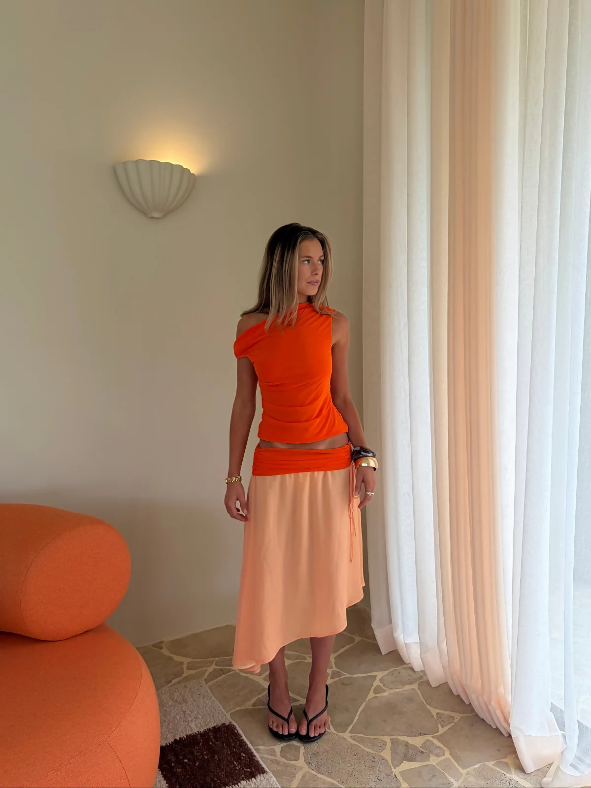 Desero Jacare Provence Orangé Set Size S
