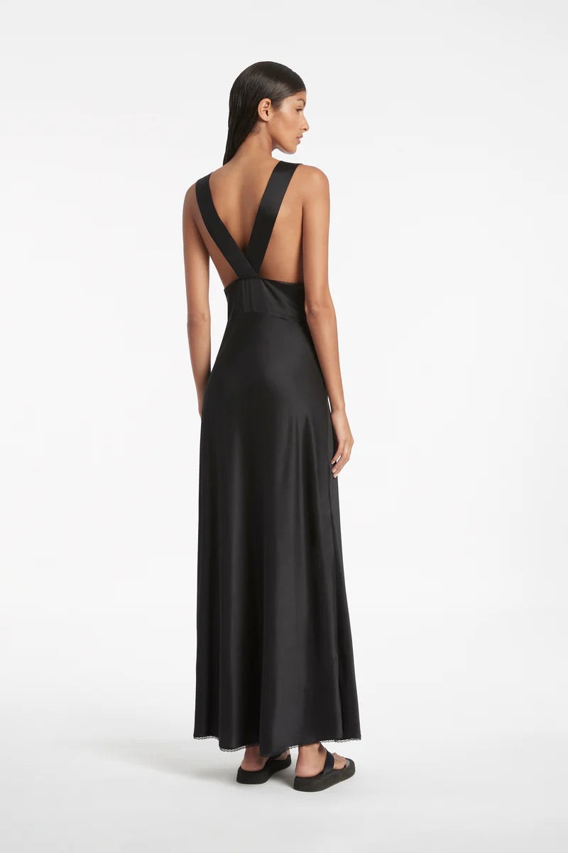 SIR the Label Aries Cut Out Gown Black