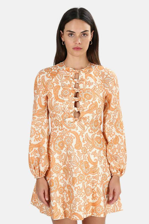 Zimmermann Peggy Scallop Short Dress